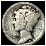 1921 Silver Mercury Dime NICELY CIRCULATED