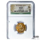 2013I India Sovereign NGC MS69