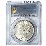 1884-CC Morgan Silver Dollar PCGS MS63