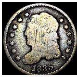 1835 Silver Capped Bust Half Dime NICELY  CIRCULA