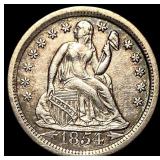 1854-O Silver Seated Liberty Dime  UNCIRCULATED