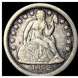 1852 Silver Seated Liberty Dime NEARLY  UNCIRCULA