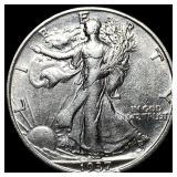 1937-S Silver Walking Liberty Half Dollar LIGHTLY