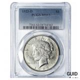 1923-D Silver Peace Dollar PCGS MS63