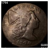 1794 Flowing Hair Large Cent NICELY CIRCULATED