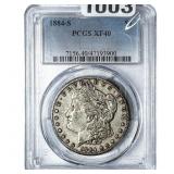1884-S Morgan Silver Dollar PCGS XF50