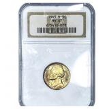 1943-D Jefferson Nickel NGC MS67