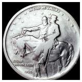 1925 Silver Half Dollar Stone Mountain  CLOSELY U