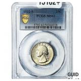 1932-S Washington Silver Quarter PCGS MS62