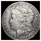 1904-S Silver Morgan Dollar NEARLY UNCIRCULATED