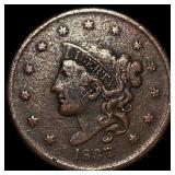 1837 Coronet Head Large Cent LIGHTLY CIRCULATED