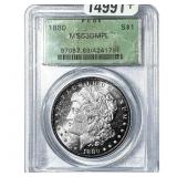 1880 Morgan Silver Dollar PCGS MS63 DMPL