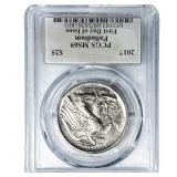 2017 $25 Palladium American Eagle 1oz PCGS MS69