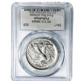2017 $25 Palladium American Eagle 1oz PCGS MS69
