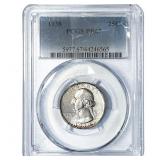 1938 Washington Silver Quarter PCGS PR67