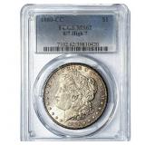 1880-CC Morgan Silver Dollar PCGS MS62 8/7 High 7
