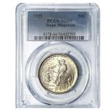 1925 Stone Mountain Half Dollar PCGS MS66