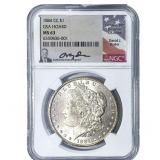 1884-CC Morgan Silver Dollar NGC MS63