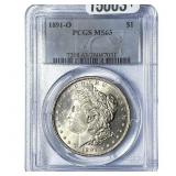 1891-O Morgan Silver Dollar PCGS MS63