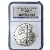 2008-W Silver Eagle NGC MS69