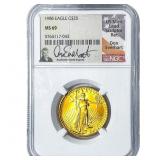 1986 $25 Gold American Eagle 1/2oz NGC MS69