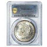 1880-CC Morgan Silver Dollar PCGS MS65