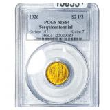 1926 Sesquincentennial $2.50 Gold Quarter Eagle PC