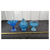 Blue Glass Lot
