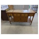 Marble Top Buffet (33' tall, 58' x 18')
