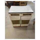 Porcelain Top Metal Cabinet (36' tall, 30' x 21')