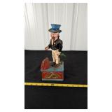 UNCLE SAM CAST IRON BANK