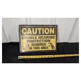 METAL CAUTION SIGN
