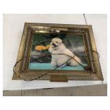 Lighted Moving Dog Picture