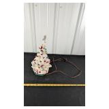 CERAMIC CHRISTMAS TREE DAMAGED