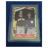 1987 Fleer Canseco/Mattingly Star Stickers