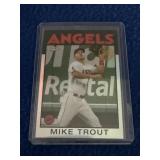 Topps Chrome Mike Trout Refractor