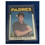 1986 Topps John Kruk RC