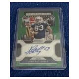 Green Prizm Jeff Saturday Auto 16/49