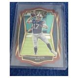 Red Die Cut Prizm Josh Allen