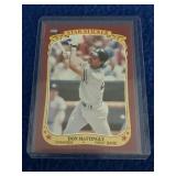 1986 Fleer Don Mattingley Star Sticker