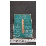 CARDBOARD ADVERTISING THERMOMETER