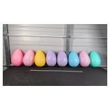 OVERSIZED PLASTIC EASTER EGGS