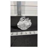 SWAN LIDDED CANDY DISH