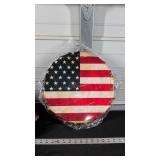 METAL US FLAG SIGN