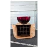 RUBY RED PUNCH BOWL