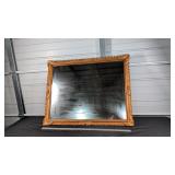 GOLD FRAMED MIRROR 38' X 30'