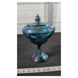 CARNIVAL GLASS CANDY DISH