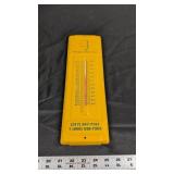 METAL ADVERTISING THERMOMETER
