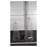 GLASS EMBALMING FUNNELS