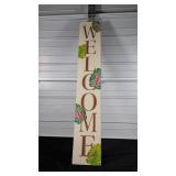 WOODEN WELCOME SIGN 48' X 8'